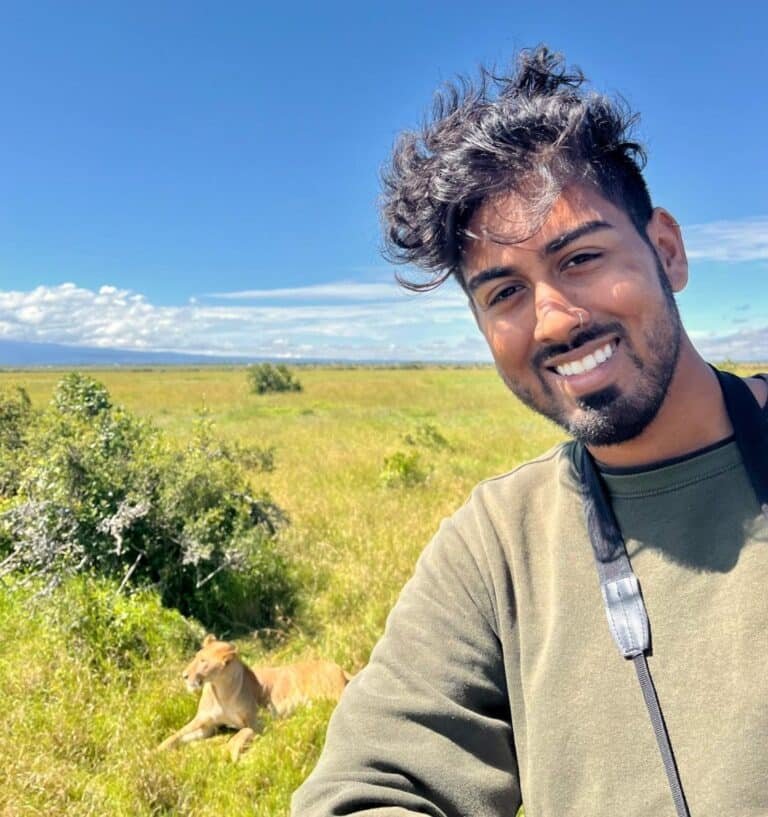 Randy the backpacker in Africa as discussed in episode 1 of the Andy Argo Adventure Podcast